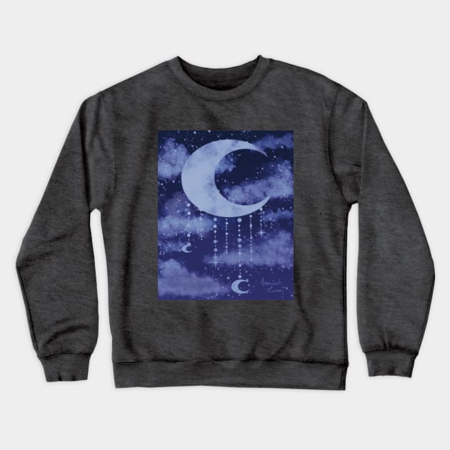 Lullaby Crewneck Sweatshirt by AaminahLuna 